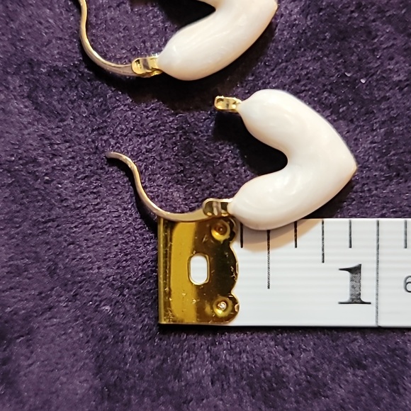 14k gold plated hoops - Picture 4 of 4